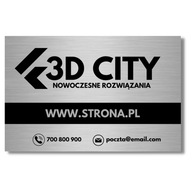 HLINÍKOVÁ TABUĽKA VLASTNÝ TEXT KANCELÁRIA FIRMY NÁZOV FIRMY LOGO 30x20cm