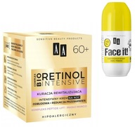 AA Retinol Intensive 60+ krém na odfarbenie + Face It Antiperspirant ZDARMA