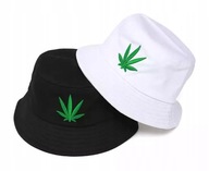 Obojstranný BUCKET HAT s listom