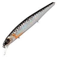 JACKALL Smash Minnow 110SP HL ​​strieborná a čierna