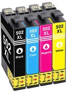 4x 502 XL ATRAMENT PRE EPSON WorkForce WF-2860 WF-2865