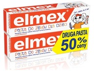 Elmex zubná pasta pre deti od 0 do 6 rokov 50mlx2