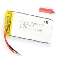 Batéria Li-Pol Akyga 1400mAh 1S 3,7V