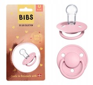 BIBS De lux Cumlík okrúhly BPA free RUŽOVÝ 0-36m