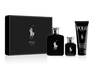 Ralph Lauren Polo Black toaletná voda EDT 125 ml + EDT 40 ml + Gél 100 ml