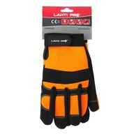 Čierno-oranžové pracovné rukavice L2805 9 LAHTI PRO L280509K