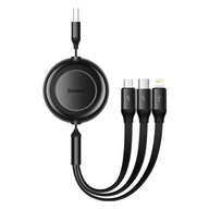 BASEUS KÁBEL 3V1 USB - MICRO BLESK USB-C 3,5A