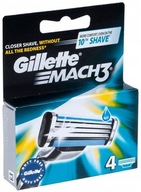 Gillette Mach3 náplne do žiletky pre mužov 4 ks