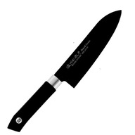 SATAKE Mečiar čierny japonský nôž Santoku 17 cm