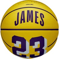 WILSON NBA LEBRON JAMES Los Angeles Lakers 23 MINI BASKETBAL 3
