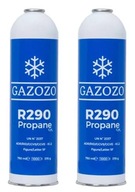 2 x chladivo plyn propán R290 370 g 750 ml SET