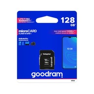 PAMÄŤOVÁ KARTA Micro SD MicroSDXC GoodRam 128 GB Class 10 UHS-I/U1 + adaptér