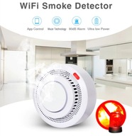 Mini senzorový detektor dymu požiarny alarm WiFi TUYA