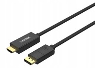 Unitek V1608A DisplayPort 1.2 - HDMI 2.0 4K 60Hz adaptérový kábel, 1,8 m