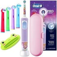 Elektrická zubná kefka pre deti Oral-B Vitality Pro D103 Princess s puzdrom