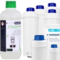 VÝKONNÝ ODVÁPŇOVAČ DeLonghi 500ml + 5x filter AquaLunga pre KÁVOVAR DeLonghi