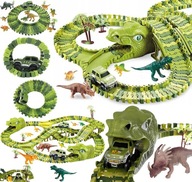 AUTOMATICKÁ DRÁHA DINO CARS DINOSAUR PARK SADA 271 PRVKOV