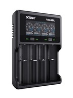 XTAR VC4SL nabíjačka batérií 18650 AAA AA Li-ion Ni-MH 4 kanálový LCD