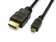 Pripojenie HDMI kábel - micro HDMI D HQ 1,5m V1.4