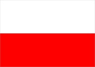 Nálepka Poľská vlajka, Poľsko 10cm x 14cm fólia