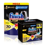 Finish Ultimate All-in-1 kapsule do umývačky riadu 70 citrón + kovová plechovka