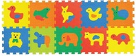 PENOVÁ PUZZLE PODLOŽKA NA PODLAHU ZVIERATÁ 10 KUSOV.