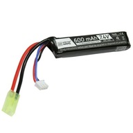 LiPo batéria 7,4V 600mAh 20/40C pre PDW Tamiya