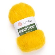 YarnArt Mohair Trendy 136 žltá