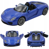 KOVOVÝ MODEL AUTA WELLY Porsche 918 SPYDER 1:34