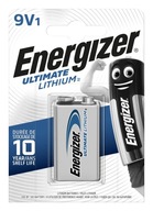 Lítiová batéria Energizer Ultimate Lithium 9V 6F22