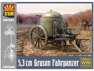 5,3 cm pištoľ Gruson Fahrpanzer model CSM35011 Copper State Models