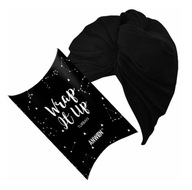 Anwen Wrap It Up Black vlasový turban