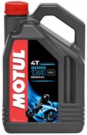 Minerálny motorový olej Motul 3000 4T 4 l 10W-40