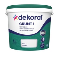 Dekoral Grunt L Latexová farba na základný náter Snehulienka 5L