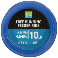 Pripravená sada Preston Free Running Feeder Rigs 3 ks