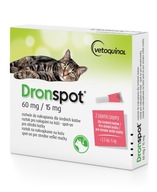 DRONSPOT Drops Deworming Cat 2 pip 2,5kg - 5kg