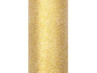 DEKORATÍVNY TYL 15cm / 9m Brocade Gold