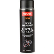 NOVOL autolak saténová čierna Spray