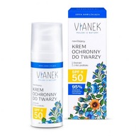 OCHRANNÝ KRÉM NA TVÁR S PŠENIČNÝMI KLÍČKY A VITAN E SPF50 VIANEK 50ml