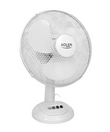 Stolný ventilátor 30cm Adler AD 7303 biely