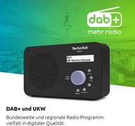 TechniSat VIOLA 2 FM rádio DAB+ sieťové a akumulátorové