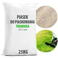 PIESOK NA Otryskanie TRÁVNEJ TRÁVY 0,4-1mm 25KG