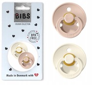 BIBS cumlík hevea 18+ RUBBER 2 bal Blush ivory