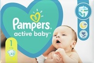 Detské plienky Pampers Active 1 2-5 kg. 43 ks