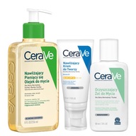 CeraVe Set penový olej 236 ml, hydratačný krém s SPF 30 52 ml