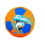 Futbalová lopta Sharks, mäkká, vodeodolná a ľahká na pláž