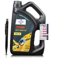 5 l. FUCHS TITAN GT1 FLEX C2 0W30 BMW LONGLIFE-12 FE MB 229,61 OLEJ 5L