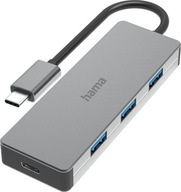 Hama USB HUB 1x USB-C PD + 3x USB-A 3.2 Gen2