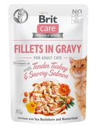 Brit Care Cat Gravy Turkey & Losos 6 x 85 g