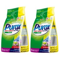 2x PUROX UNIVERZÁLNY NEMECKY PRÁŠOK NA PRANIE 10KG 120 PRAŤ ORIGINÁL